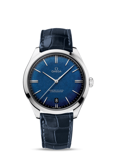 Omega De Ville Trésor White Gold / Blue Enamel
